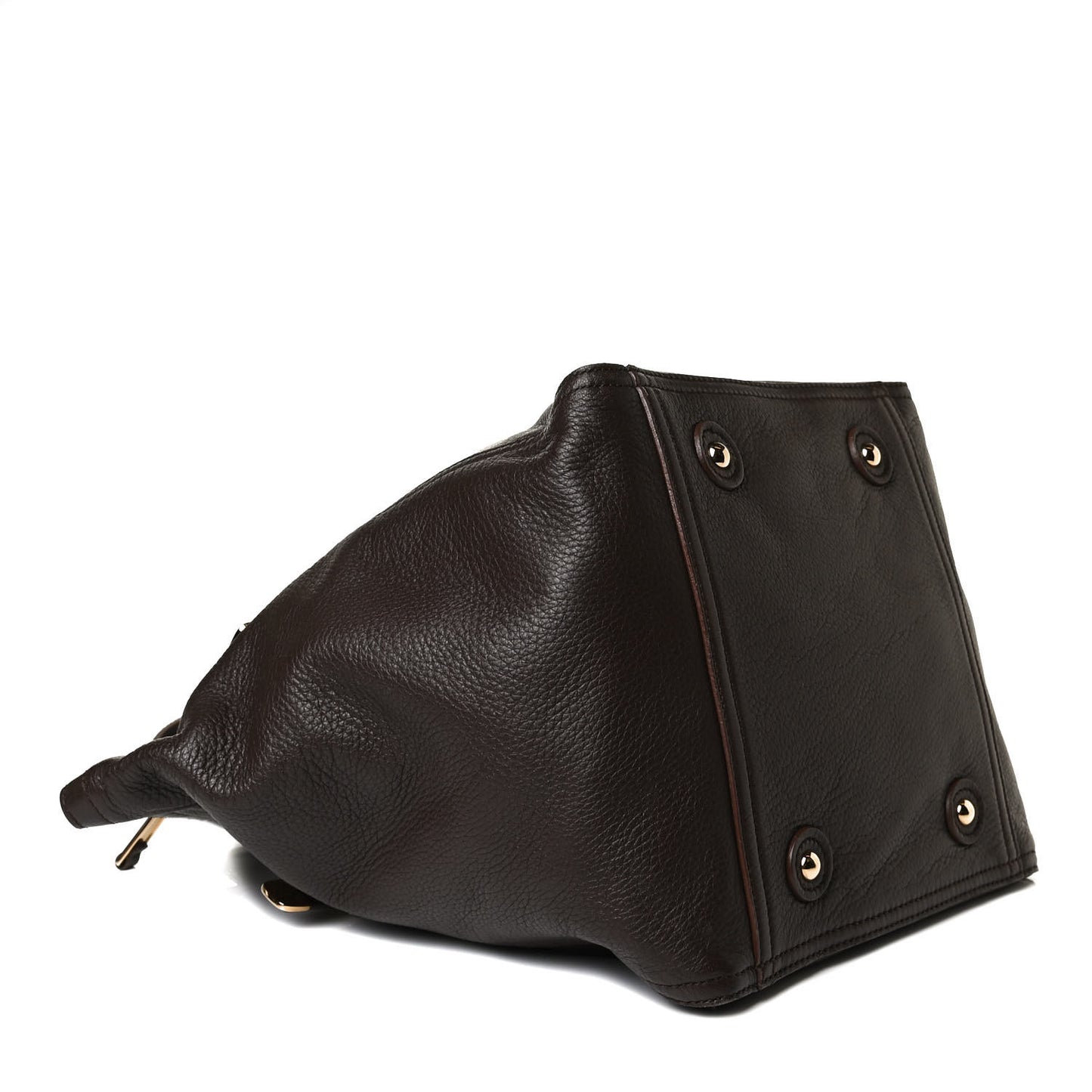 Calfskin XL Downtown Tote Brown