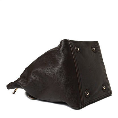 Saint Laurent Calfskin XL Downtown Tote Brown 3 of 19