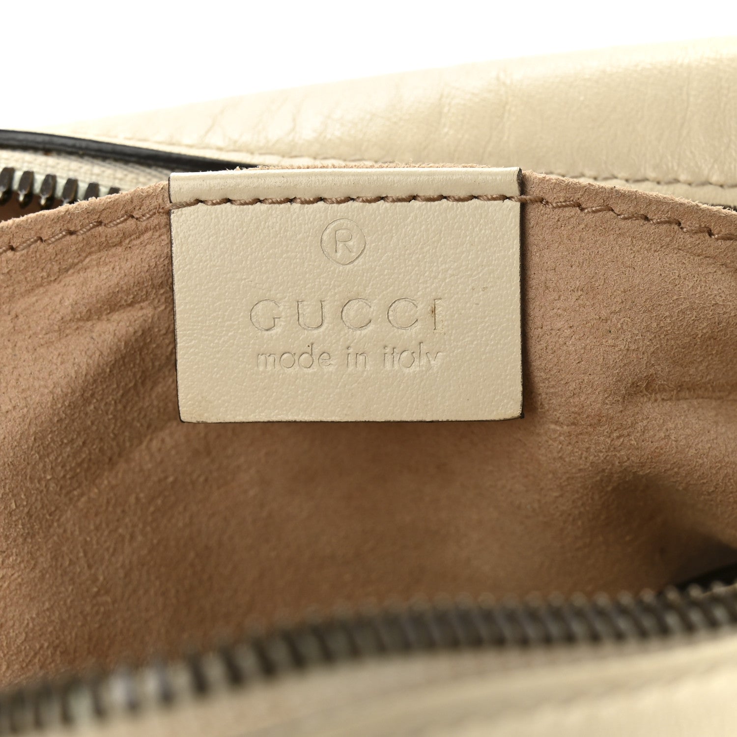 Gucci Calfskin Matelasse Small GG Marmont Chain Shoulder Bag White 6 of 11