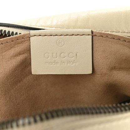 Gucci Calfskin Matelasse Small GG Marmont Chain Shoulder Bag White 6 of 11