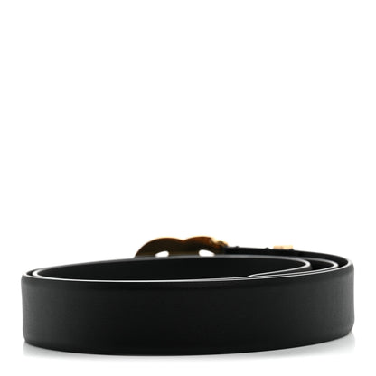 Chanel Calfskin Metal Enamel CC Belt 95 38 Black Golden 2 of 8