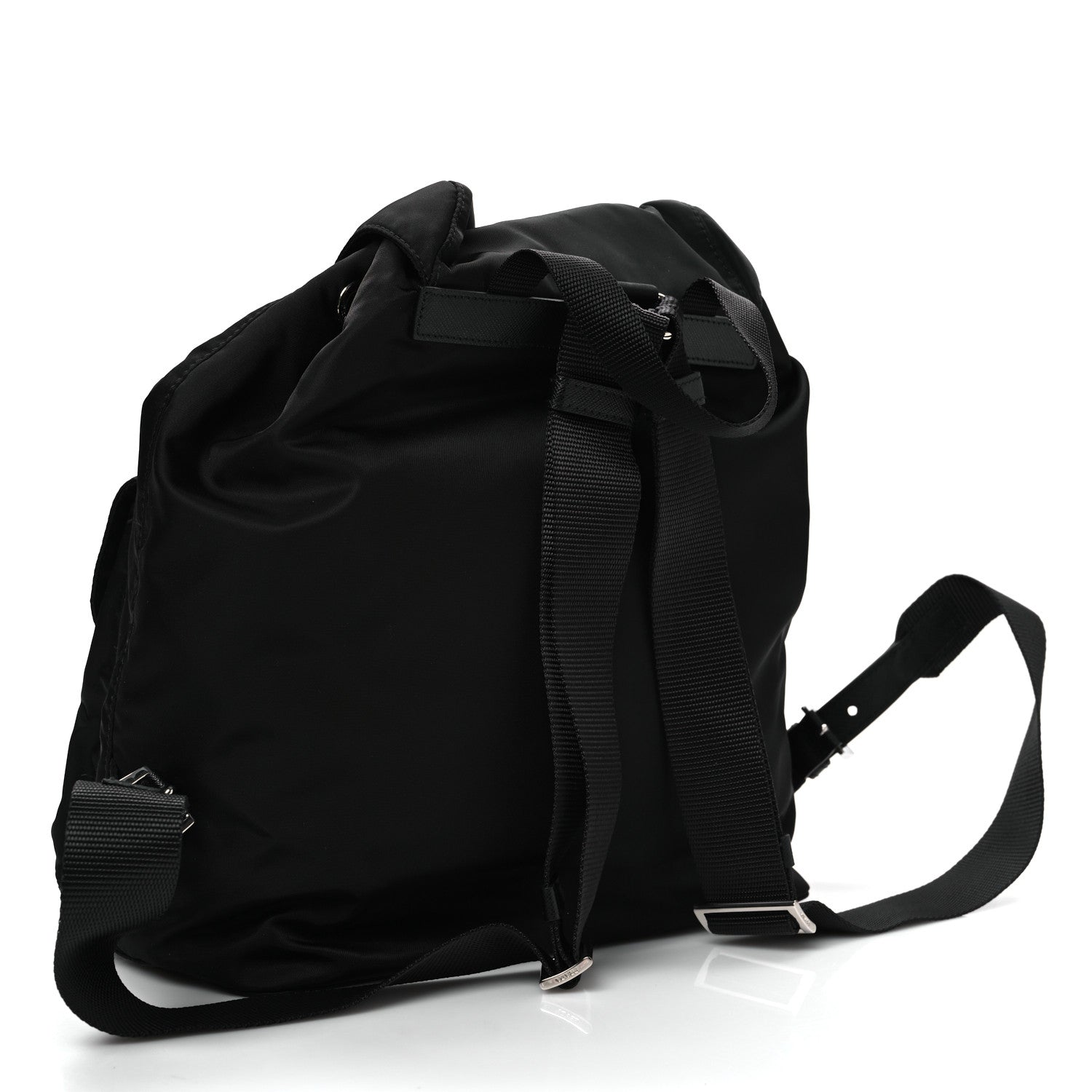 Prada Re-Nylon Saffiano Medium Backpack Black 4 of 10