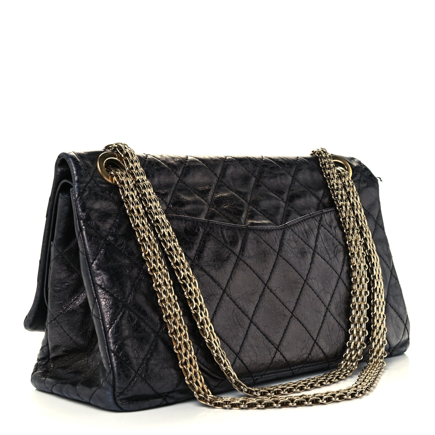 Chanel Aged Calfskin Quilted 2.55 Reissue 228 Flap Black 2 of 10