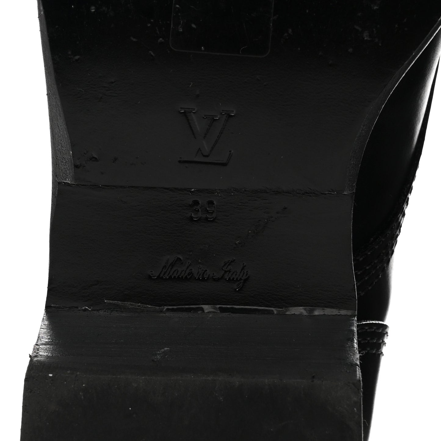 Calfskin Monogram Metropolis Flat Ranger Boots 39 Black