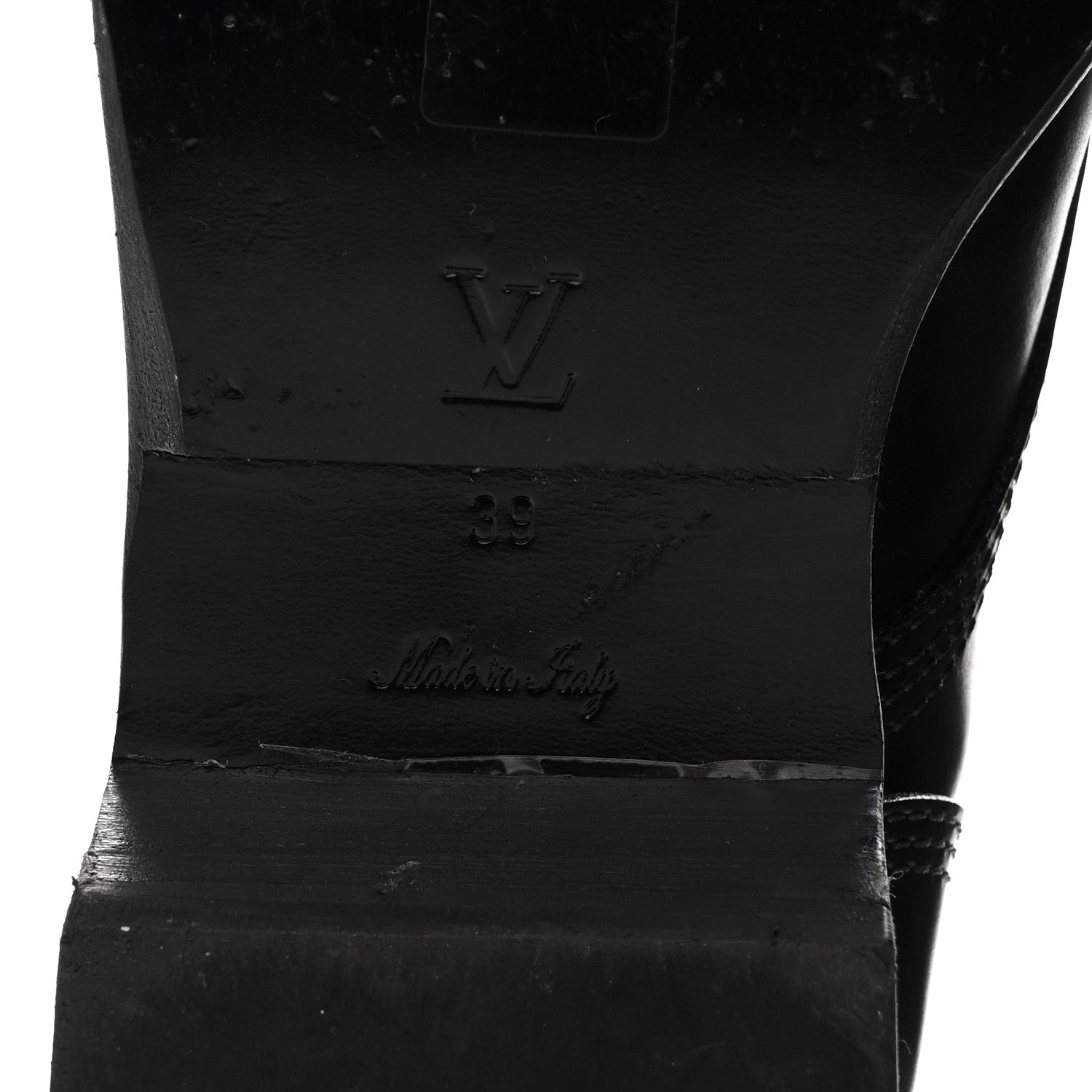 Louis Vuitton Calfskin Monogram Metropolis Flat Ranger Boots 39 Black 9 of 9