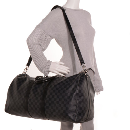 Louis Vuitton Damier Graphite Keepall Bandouliere 55 2 of 7