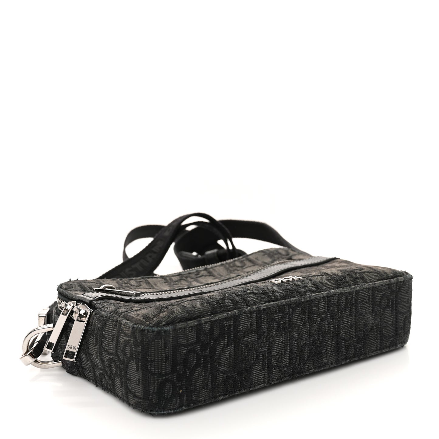 HOMME Oblique Safari Messenger Black