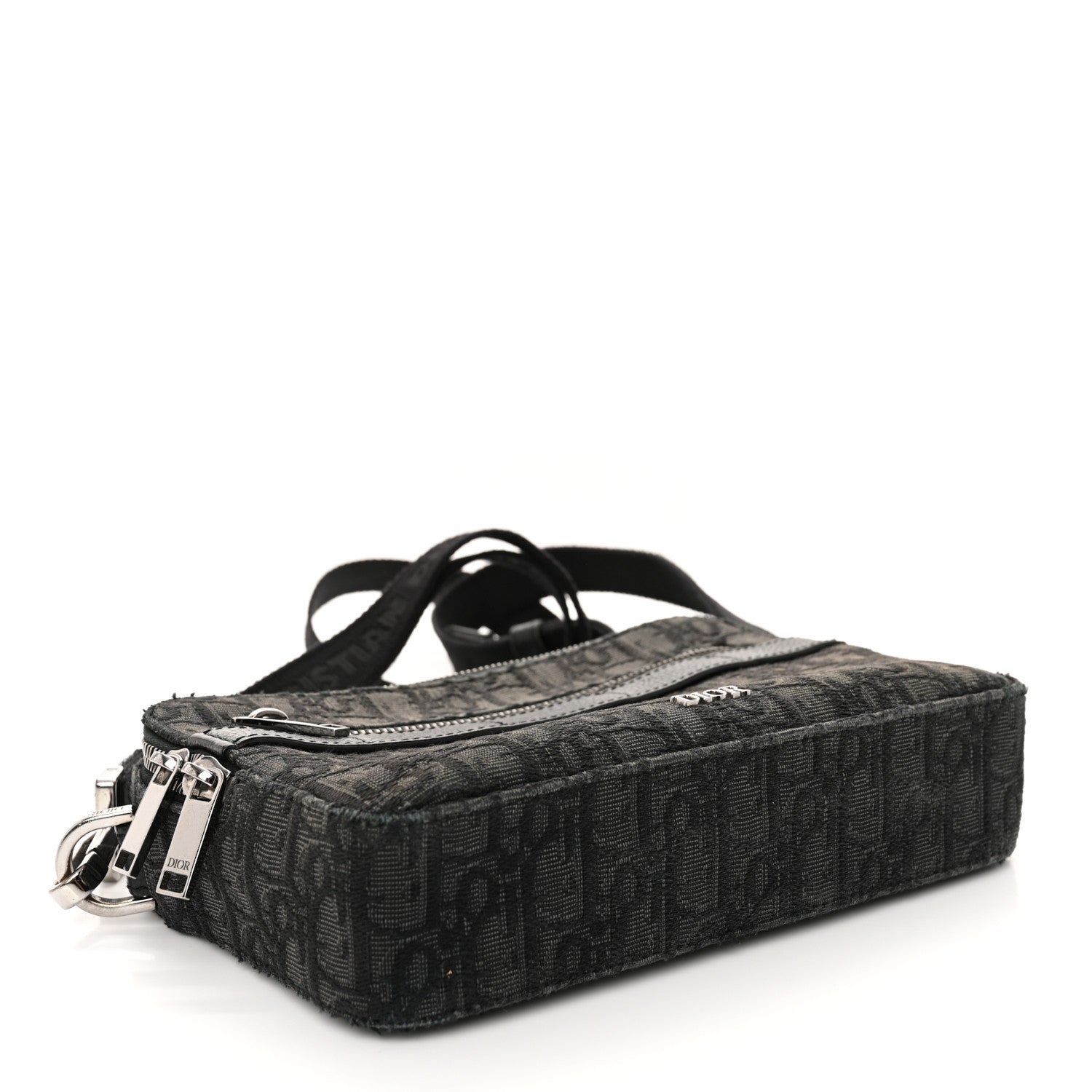 Christian Dior HOMME Oblique Safari Messenger Black 4 of 11