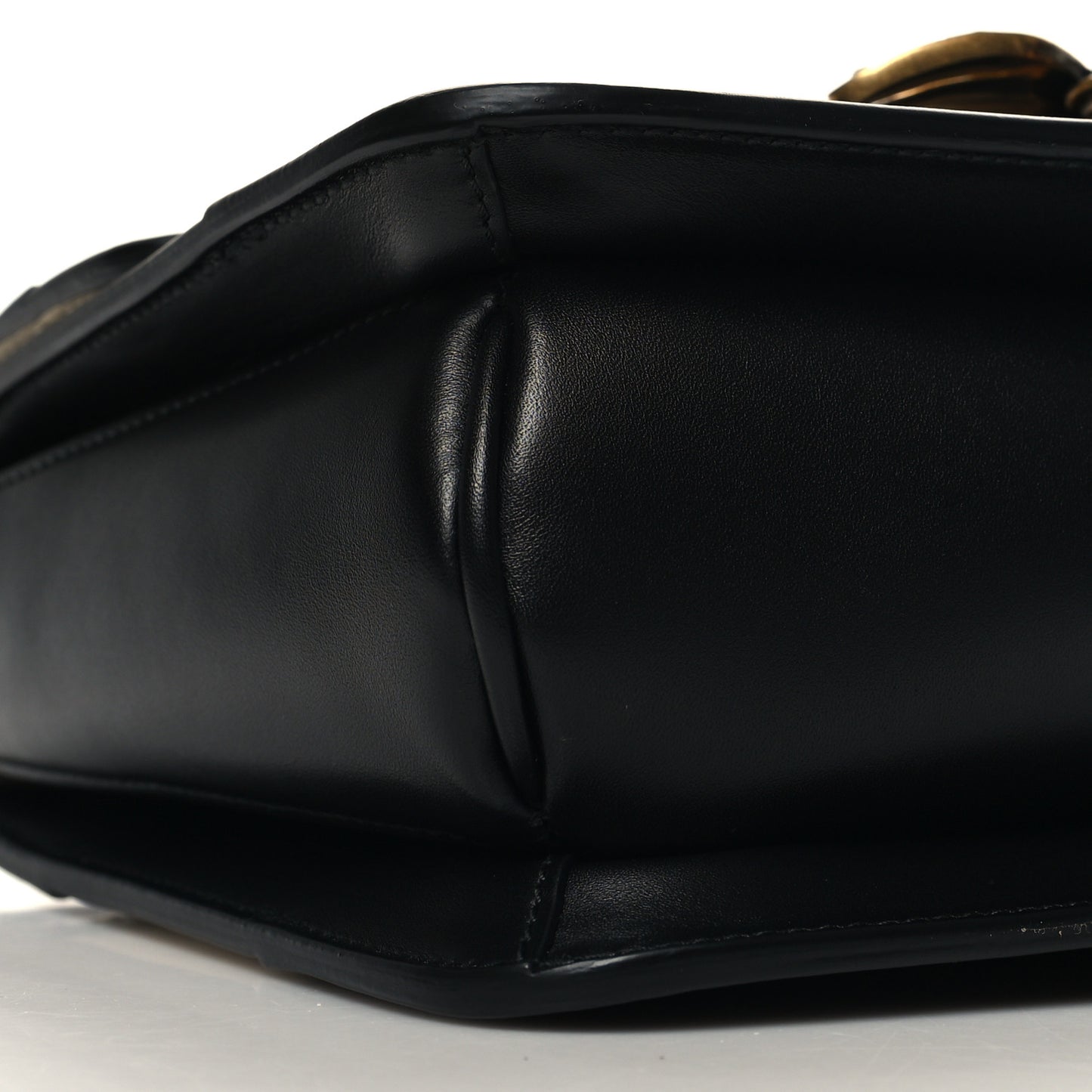 Calfskin Sylvie Web Queen Margaret Shoulder Bag Mystic White Black