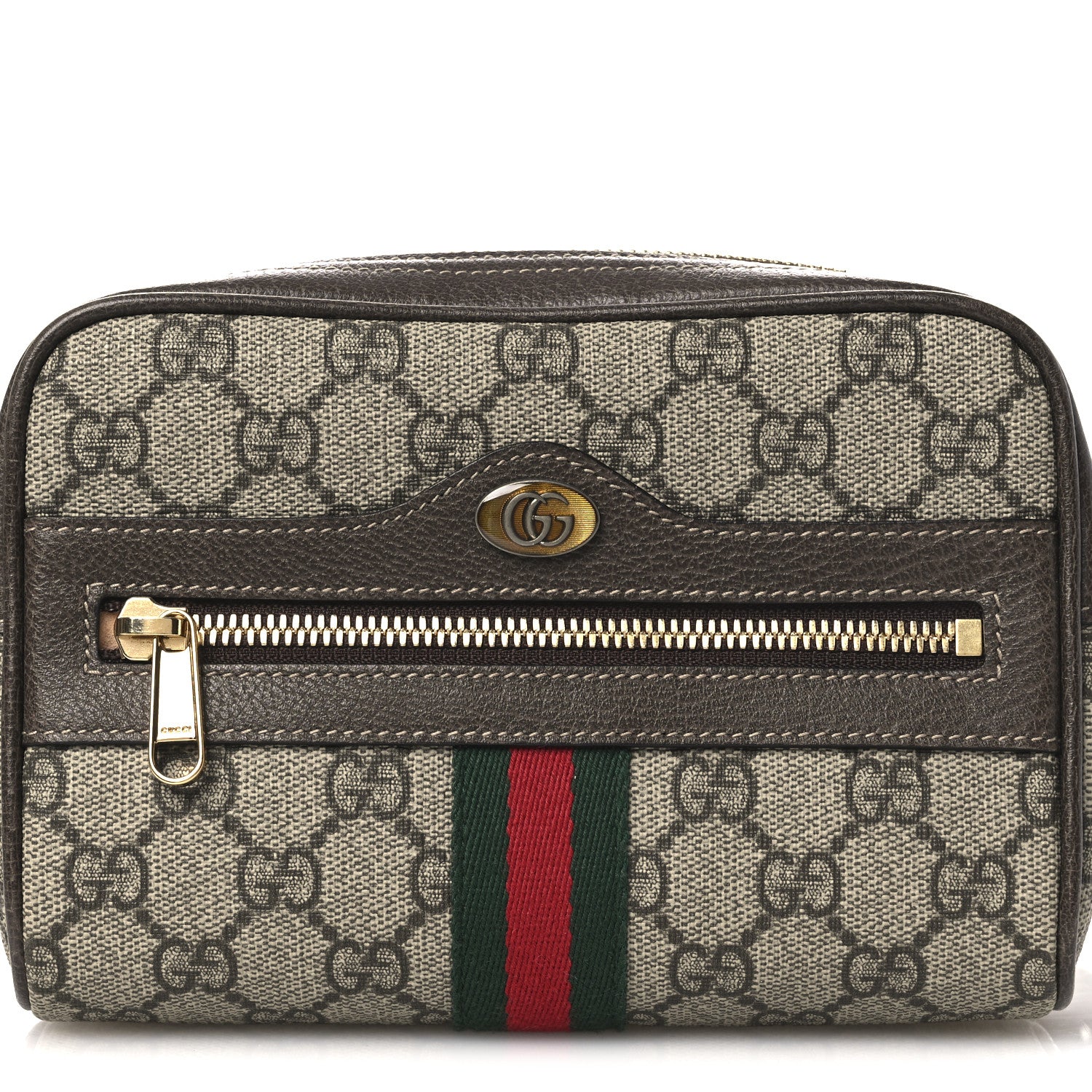 Gucci GG Supreme Monogram Web Small Ophidia Belt Bag 75 30 Dark Brown 8 of 10