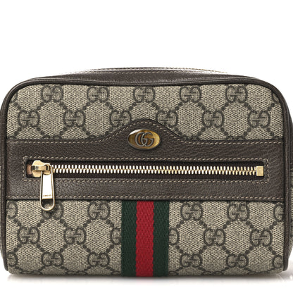 Gucci GG Supreme Monogram Web Small Ophidia Belt Bag 75 30 Dark Brown 8 of 10