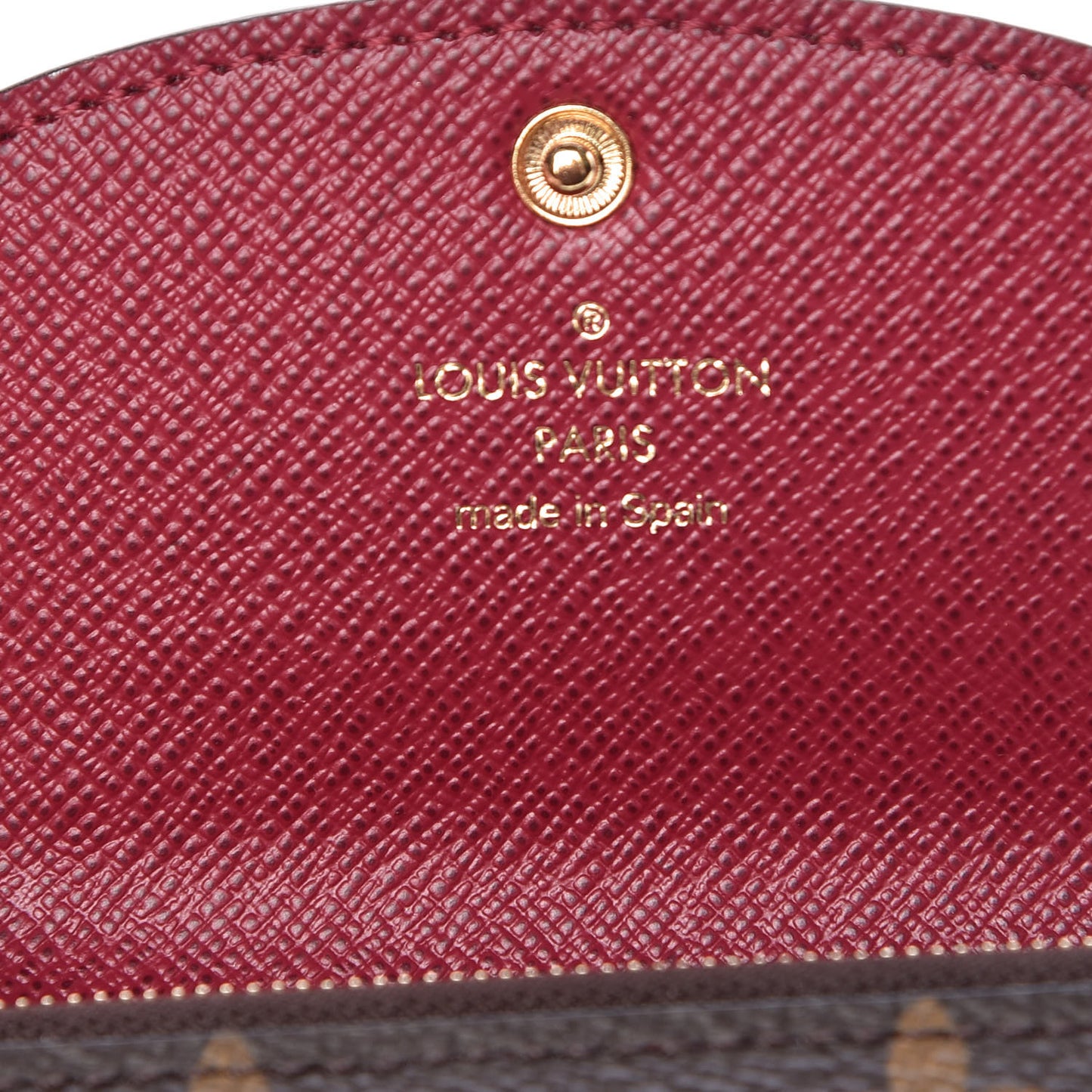 Monogram Rosalie Coin Purse Fuchsia