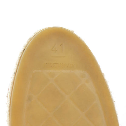 Chanel Lambskin CC Espadrilles 41 Red 8 of 10