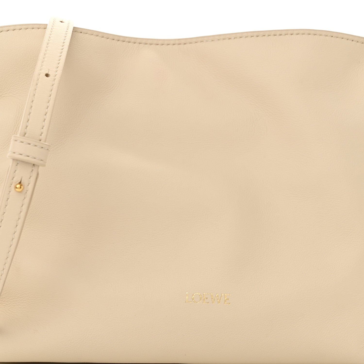 Loewe Calfskin Mini Flamenco Knot Clutch Angora 8 of 10