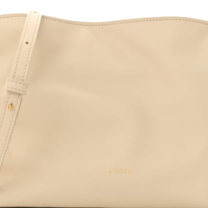 Loewe Calfskin Mini Flamenco Knot Clutch Angora 8 of 10