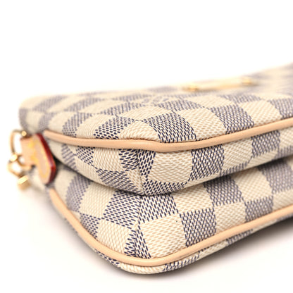 Louis Vuitton Damier Azur Liv Pochette 9 of 10