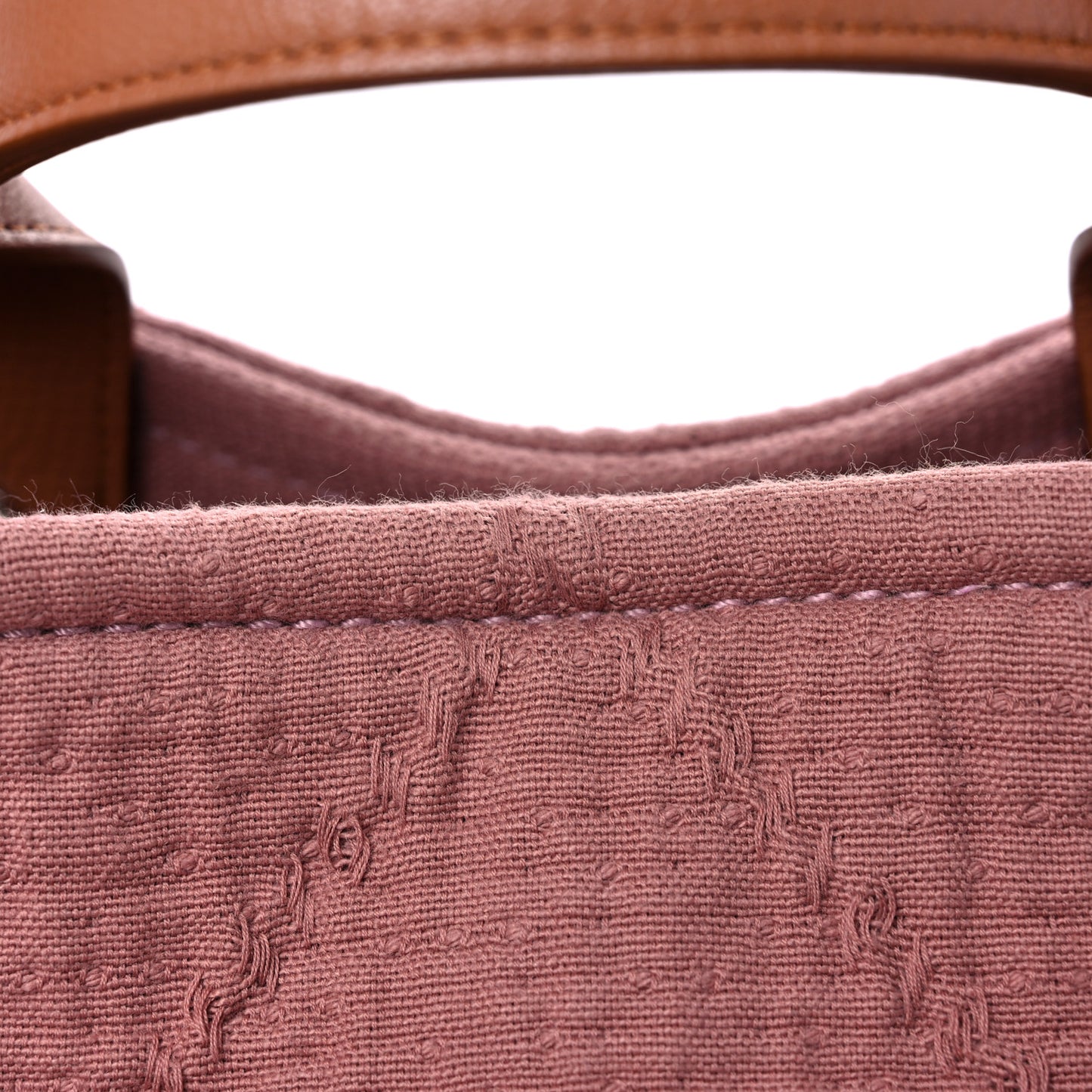 Canvas Extra Large Double Face Shopping Tote Dark Pink