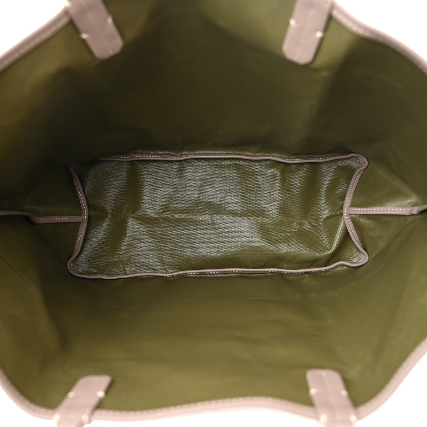 Goyardine Saint Louis Claire Voie PM Grege Khaki