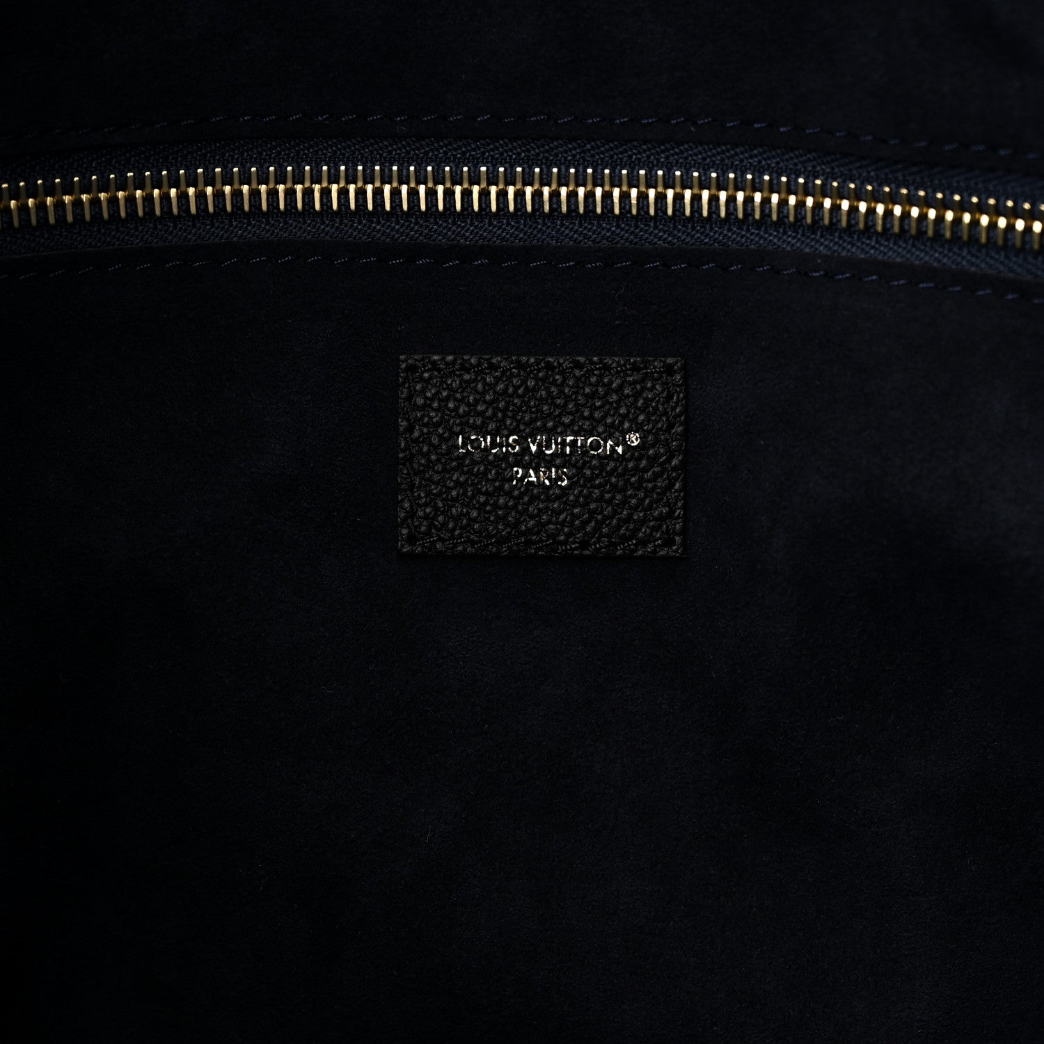 Louis Vuitton Empreinte Monogram Giant Neverfull MM Black 7 of 10