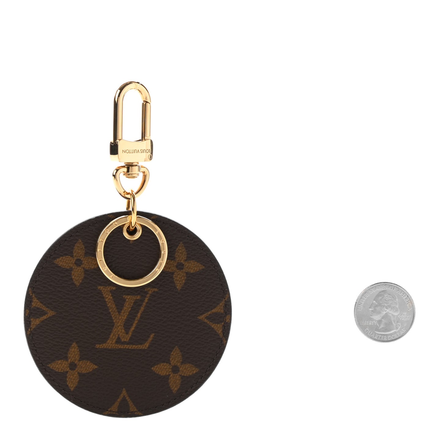 Monogram Reverse Key Holder Bag Charm