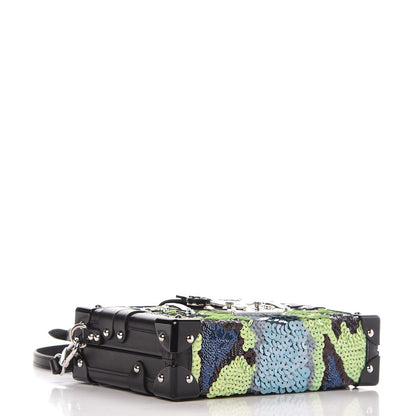 Louis Vuitton Sequins Petite Malle Black 5 of 10
