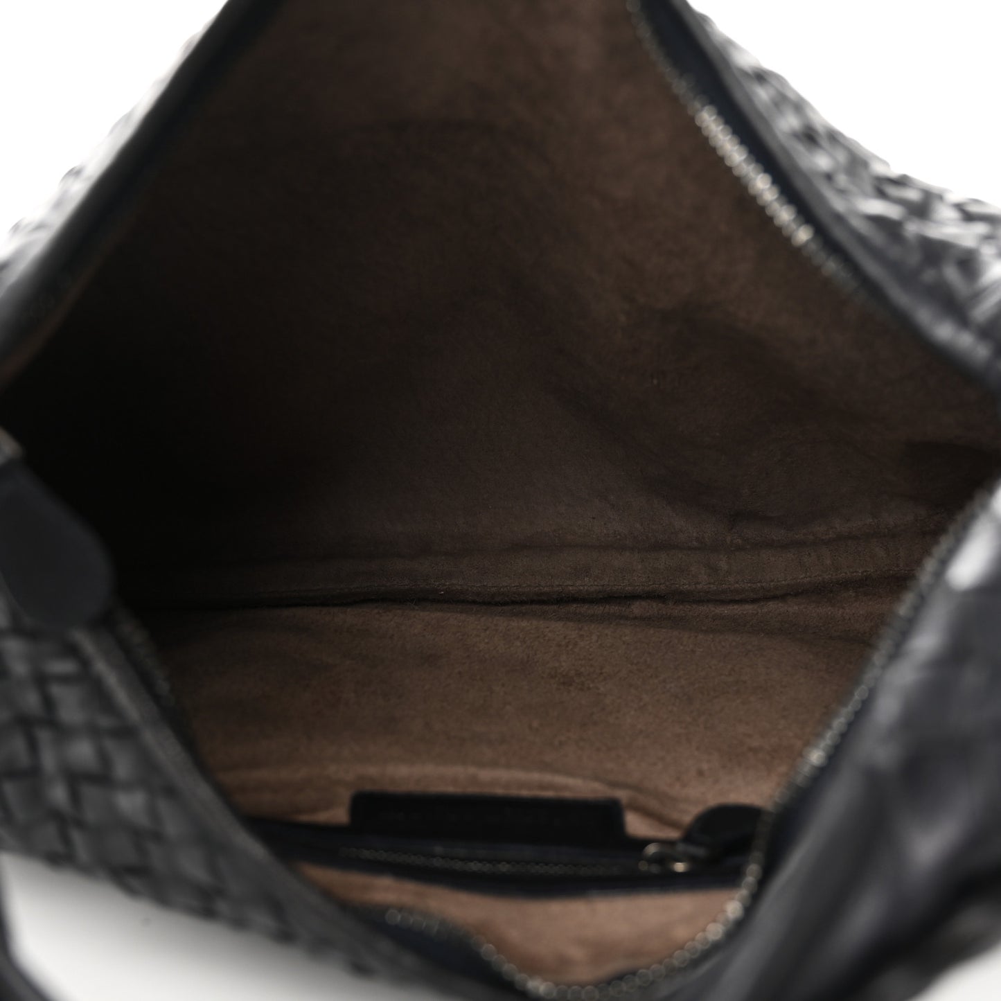 Nappa Intrecciato Medium Veneta Hobo Navy