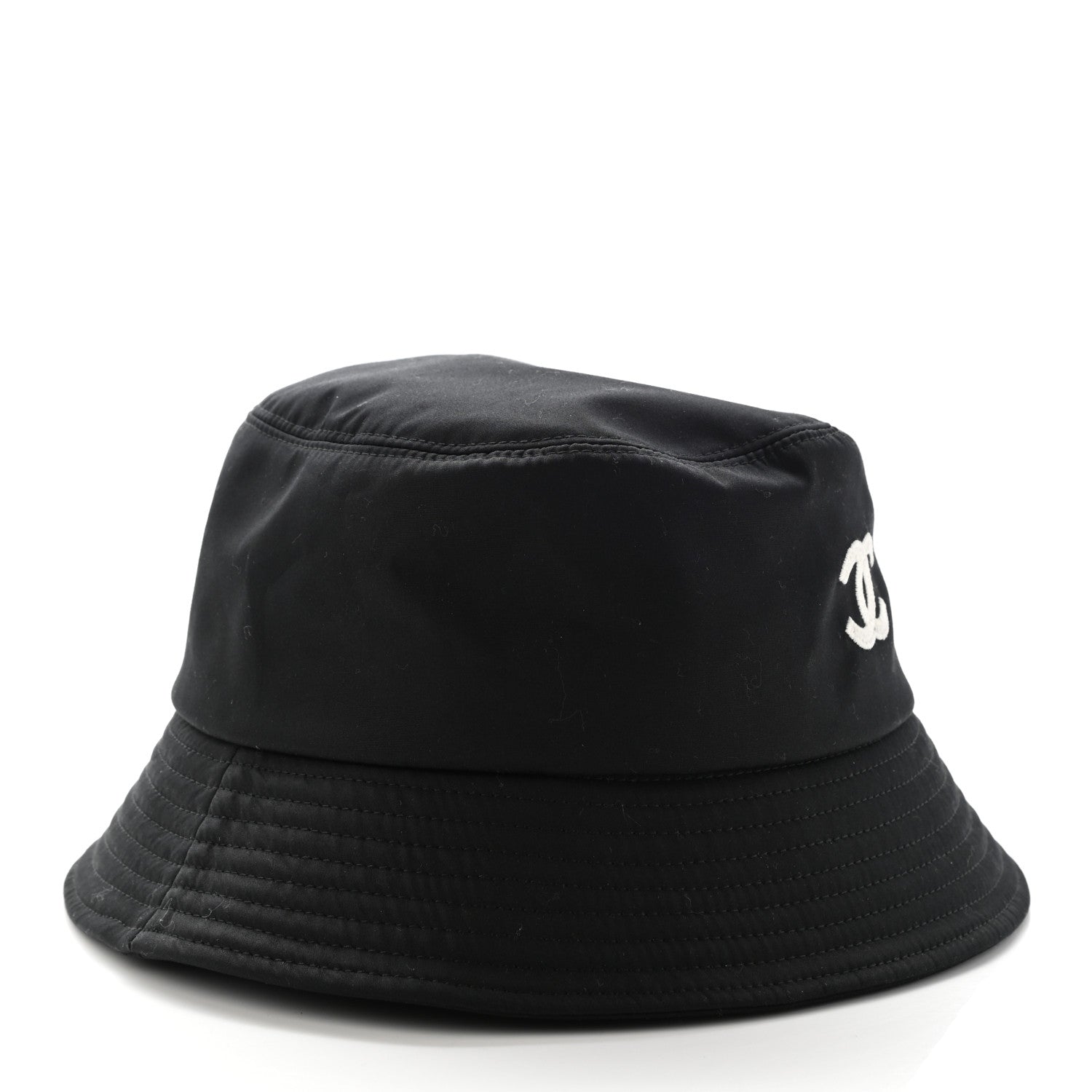 Chanel Canvas CC Bucket Hat M Black 6 of 9