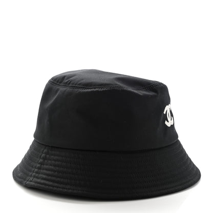Chanel Canvas CC Bucket Hat M Black 6 of 9