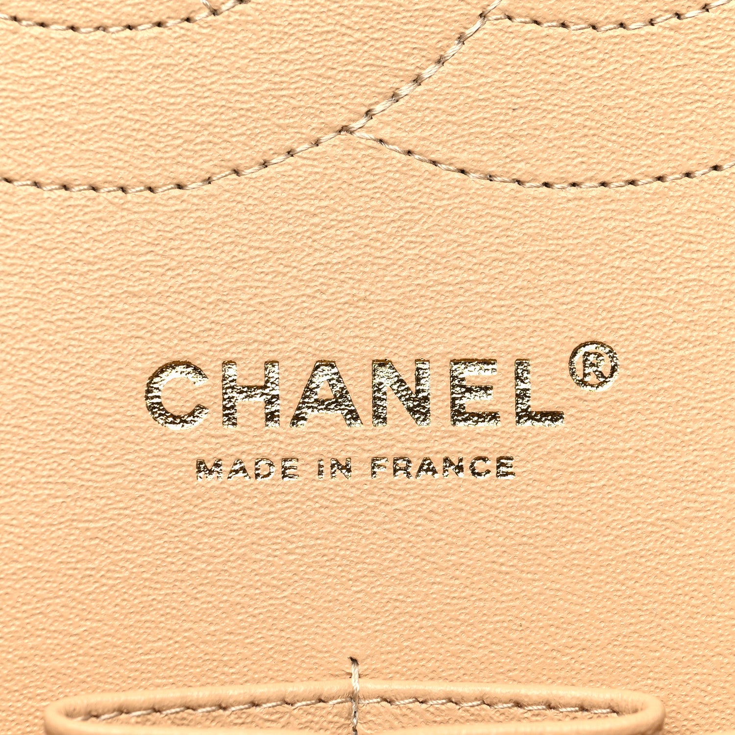 Chanel Caviar Quilted Jumbo Double Flap Beige 6 of 10