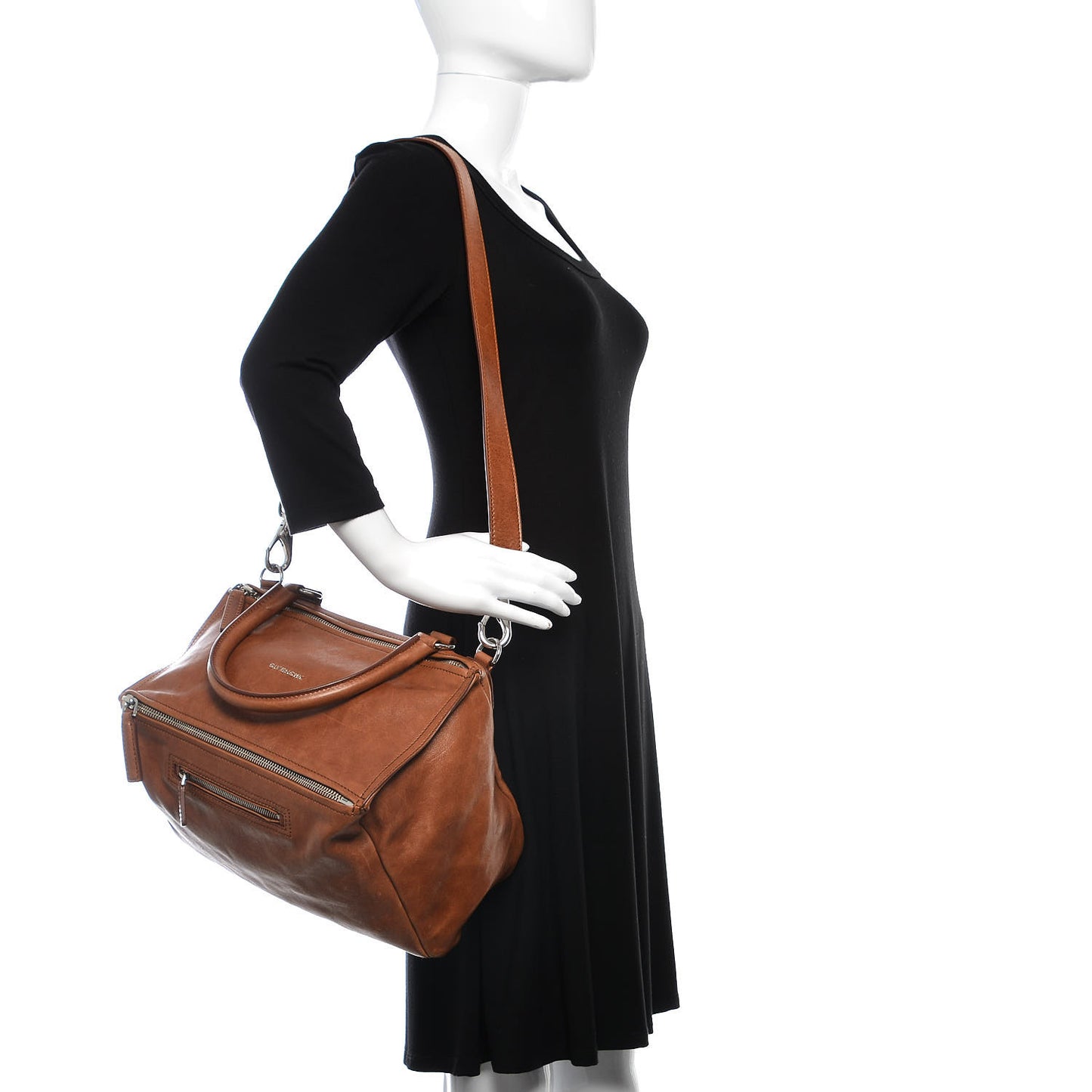 Calfskin Medium Pandora Brown