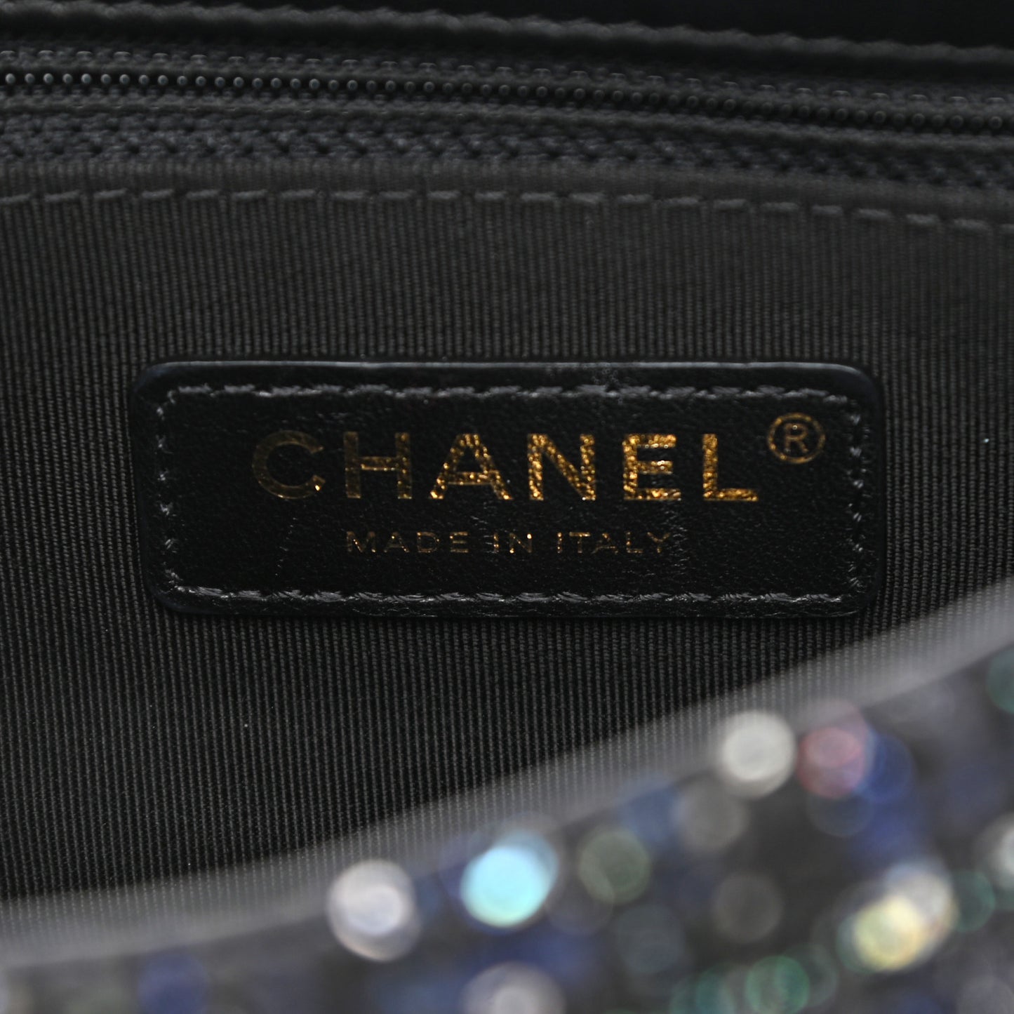 Tweed Mini Pearl Handle Flap Black Ecru