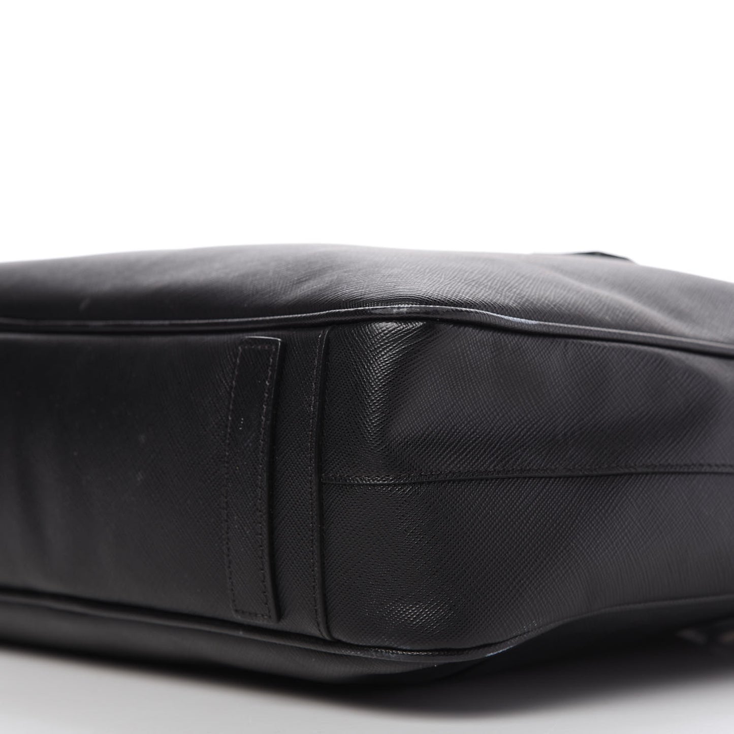 Saffiano Travel Briefcase Black