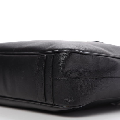 Prada Saffiano Travel Briefcase Black 7 of 14