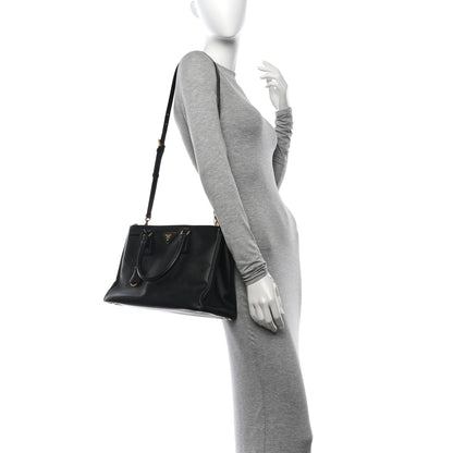 Prada Saffiano Lux Medium Galleria Double Zip Tote Black 2 of 14