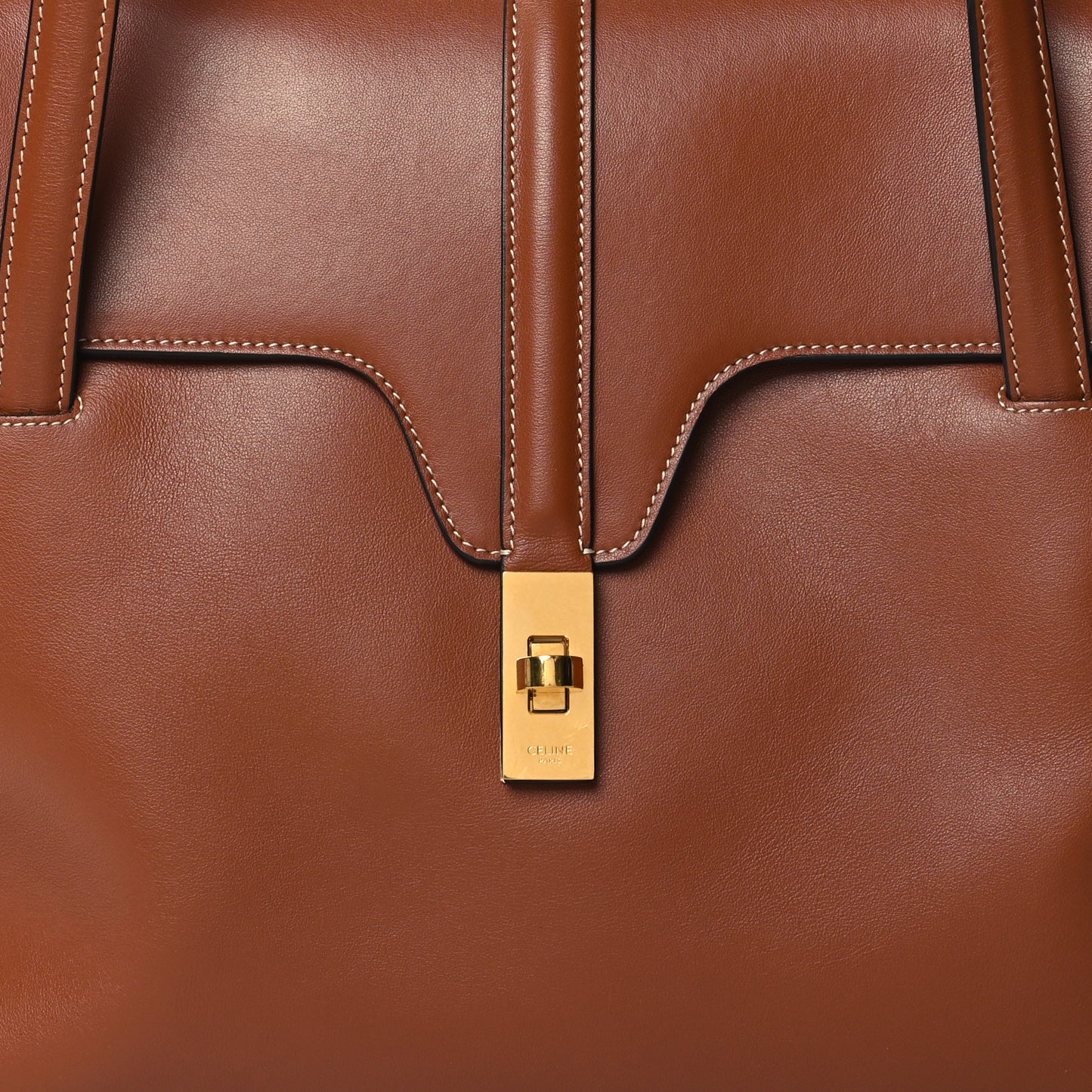 Calfskin Large Soft 16 Bag Tan