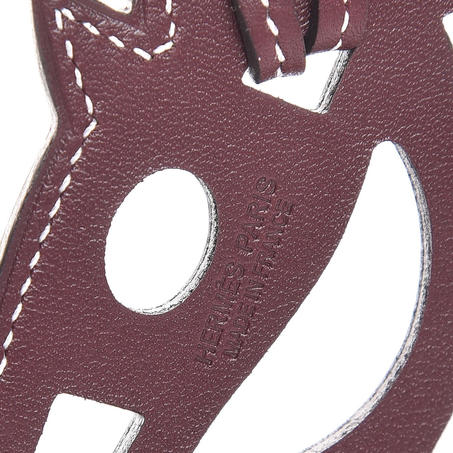 Swift Paddock Cheval Horse Bag Charm Bordeaux