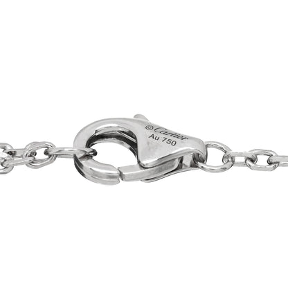 Cartier 18K White Gold Diamond LM D'Amour Bracelet 3 of 4