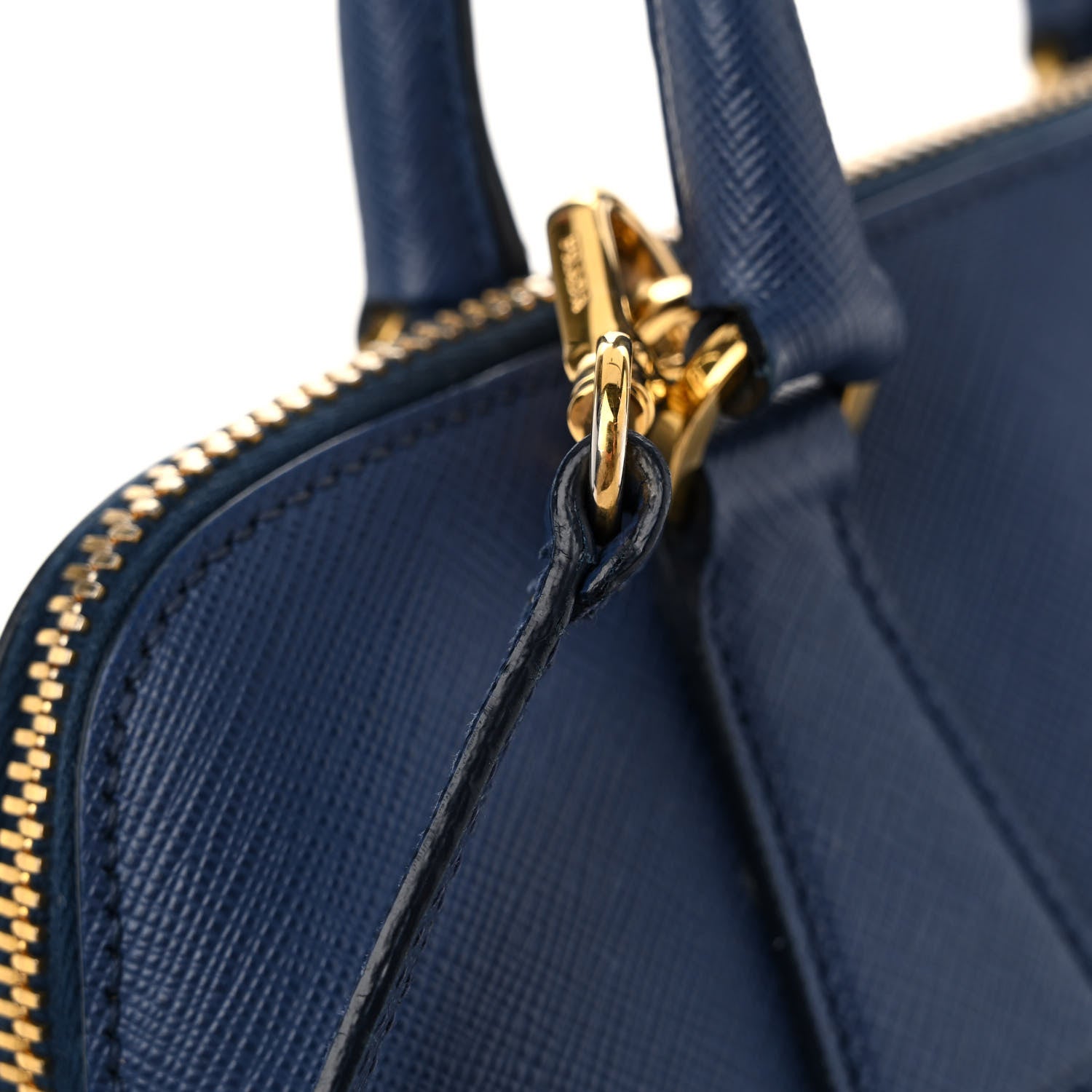 Prada Saffiano Lux Small Promenade Tote Bluette 10 of 10