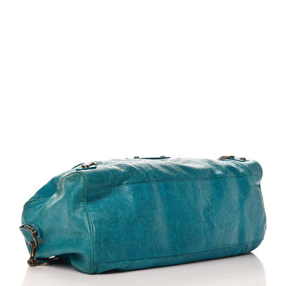 Balenciaga Chevre Classic Hardware Twiggy Aquamarine 5 of 17