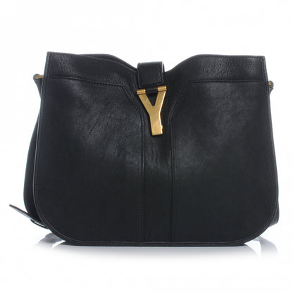 Saint Laurent Leather Medium Cabas Chyc Shoulder Bag Black 1 of 7
