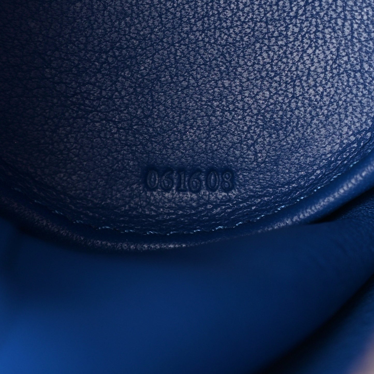 Calfskin Mini Elephant Crossbody Bag Electric Blue