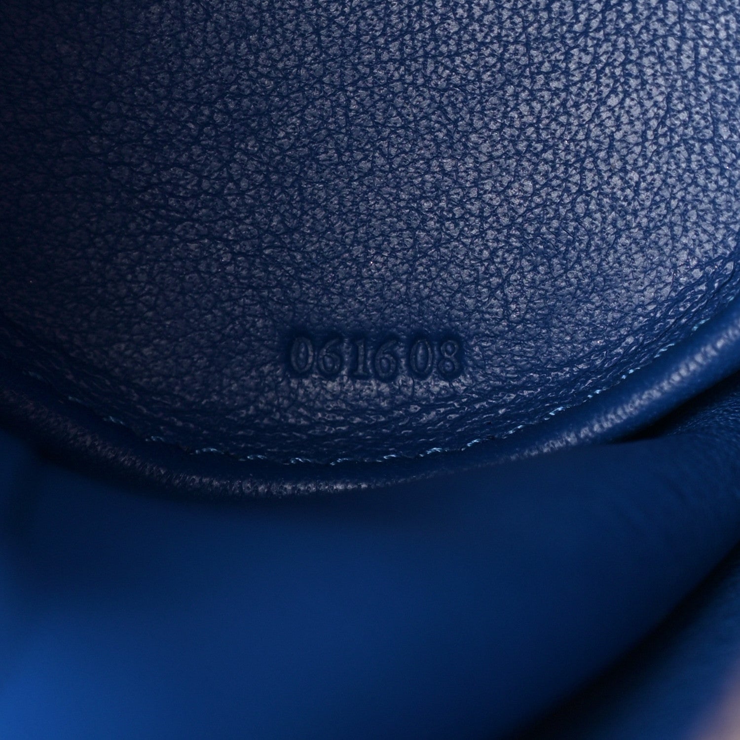 Loewe Calfskin Mini Elephant Crossbody Bag Electric Blue 7 of 13