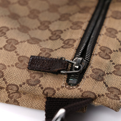 Gucci GG Monogram Double Pocket Belt Bag Dark Brown 19 of 19