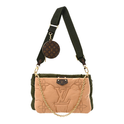 Louis Vuitton Econyl Monogram Pillow Maxi Multi Pochette Accessories Kaki Beige 1 of 11