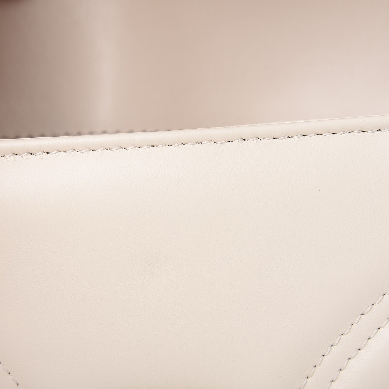 Gucci Calfskin Matelasse Mini GG Marmont Shoulder Bag White 8 of 9