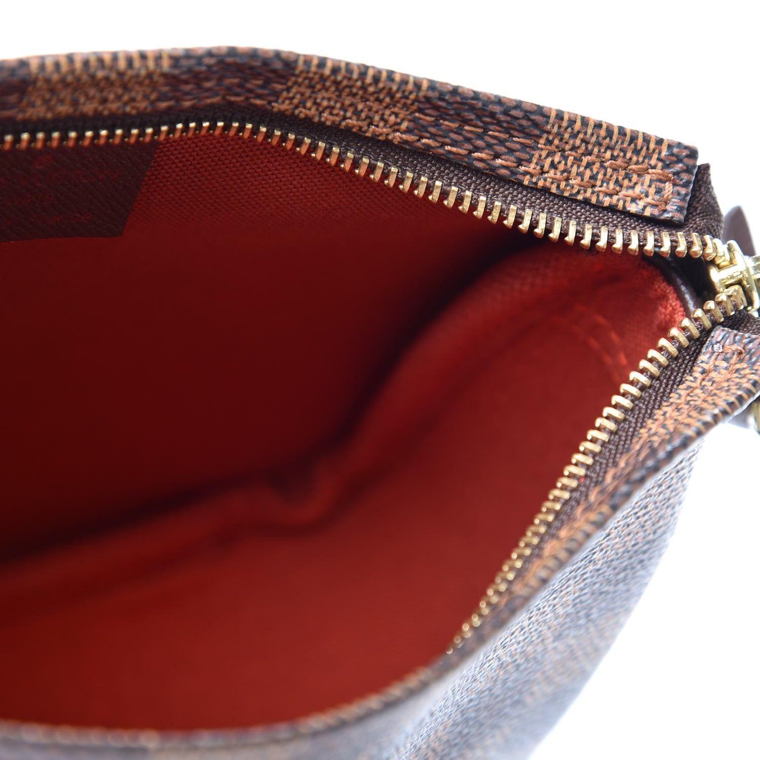 Louis Vuitton Damier Ebene Trousse Make Up Bag Pochette 4 of 10