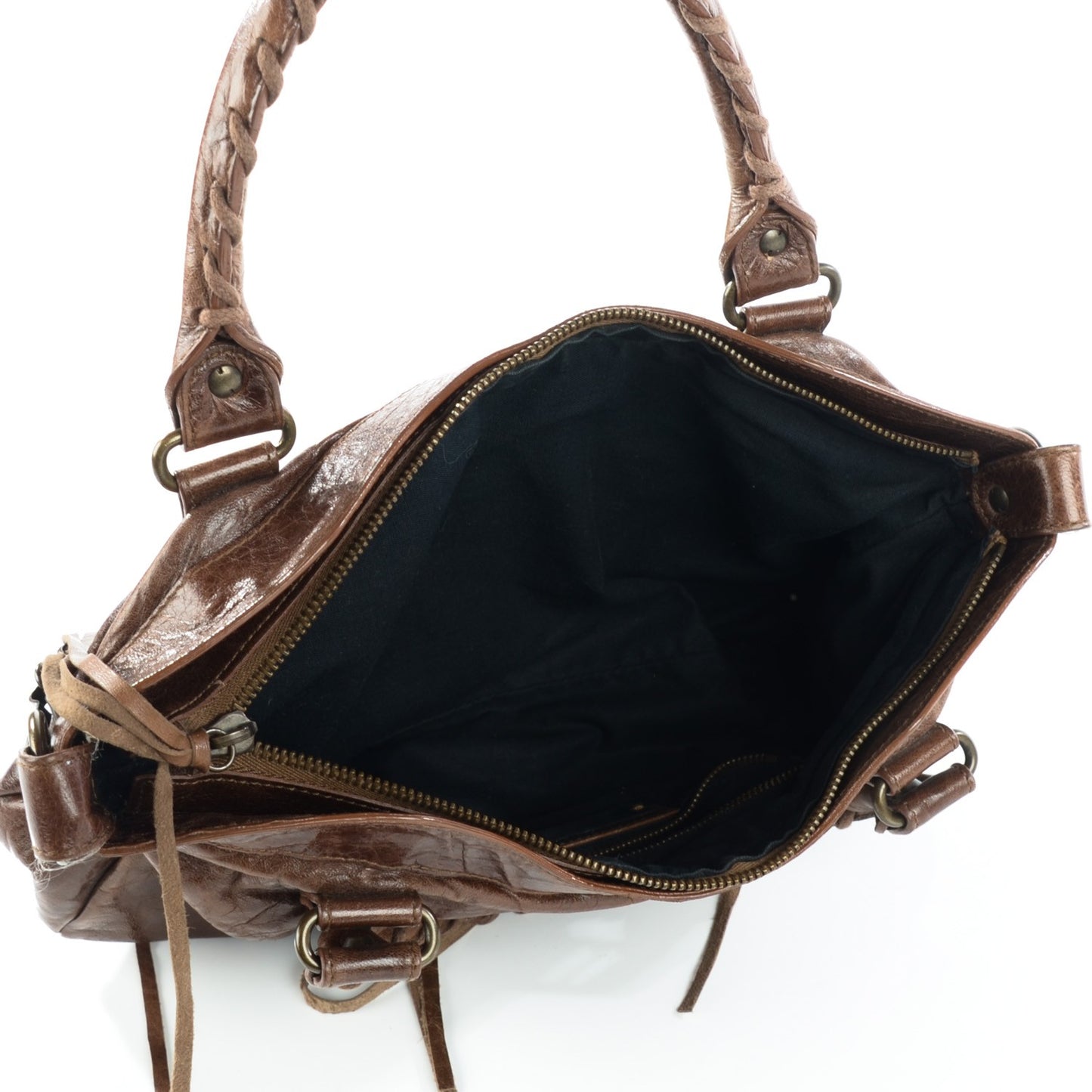 Chevre Classic Hardware First Olive Brown