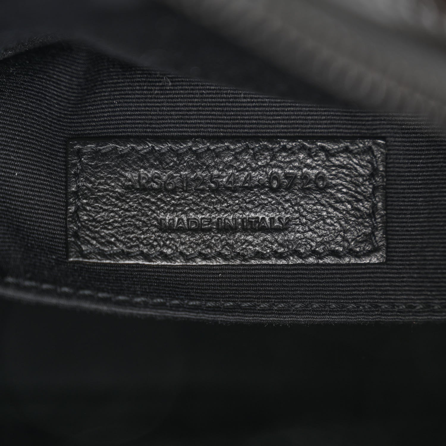 Saint Laurent Patent Calfskin Matelasse Monogram Lou Camera Bag Black 7 of 10