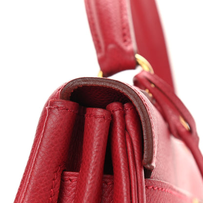 Hermes Epsom Kelly Retourne 32 Rouge Vif 12 of 14