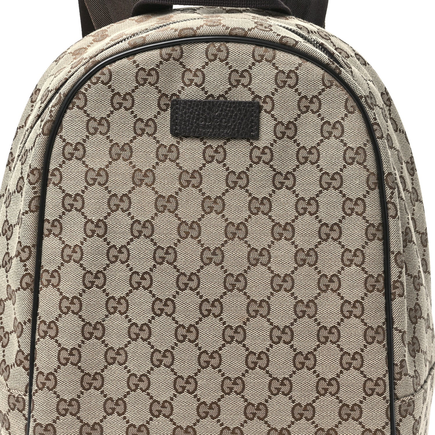 Gucci Monogram Travel Backpack Dark Brown 8 of 10